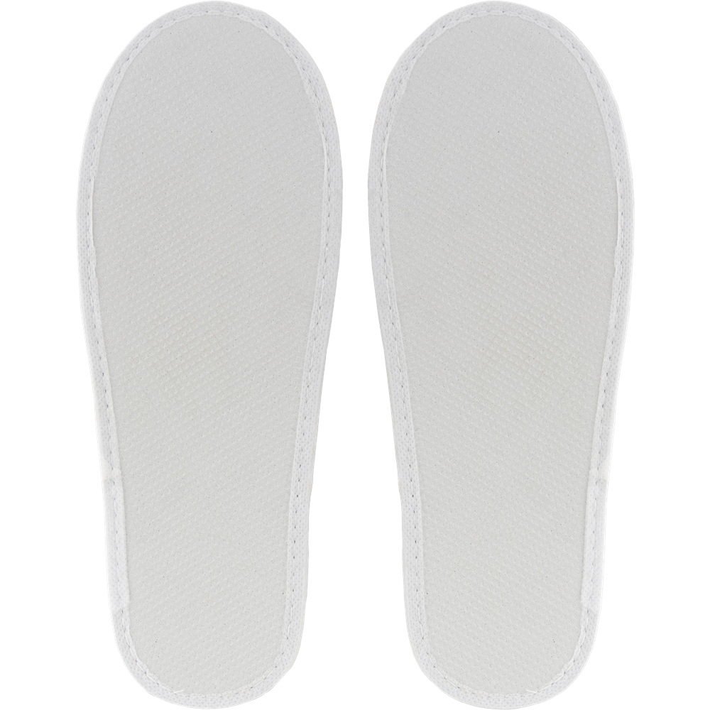 Hotel Slippers in Pouch_WHITE_DETAILEDIMAGE_left_3