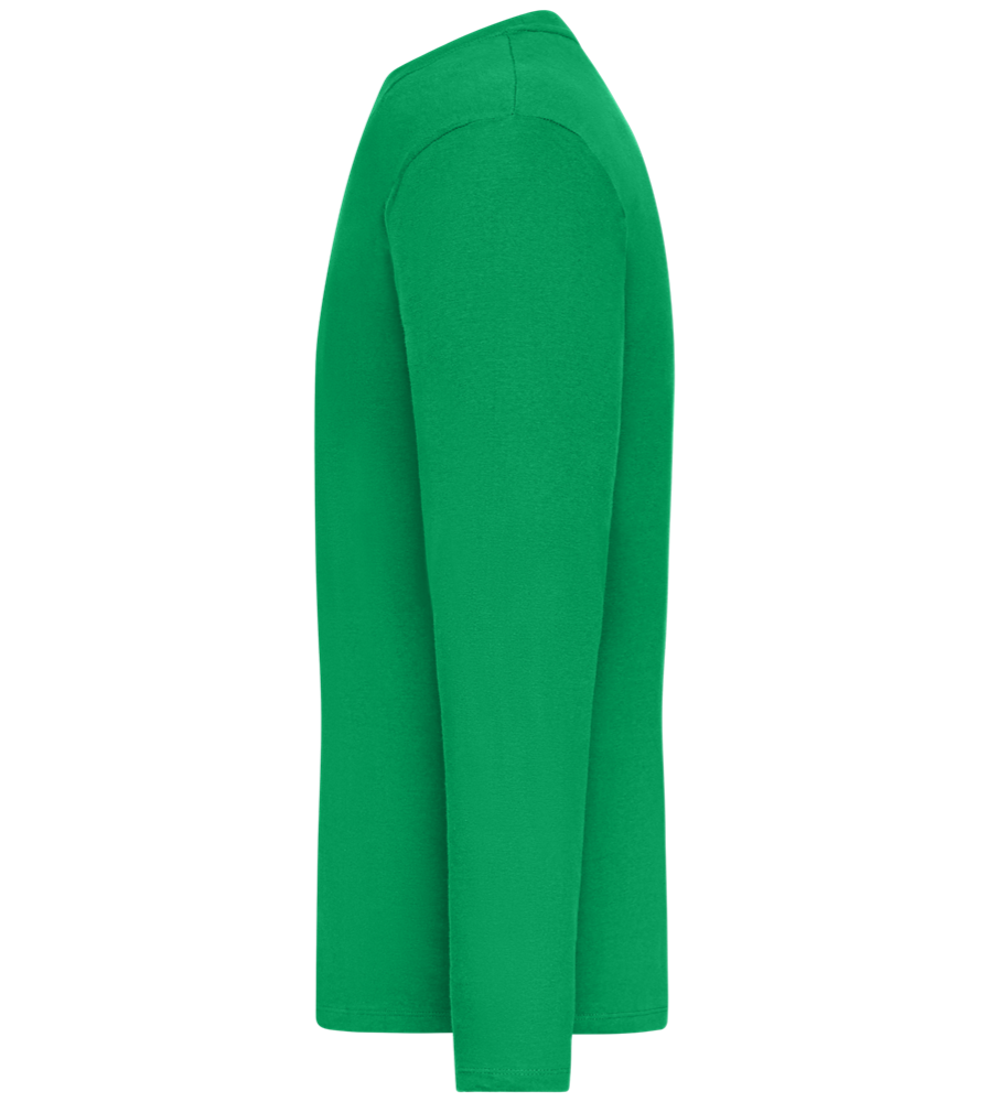 Cause For Weight Gain Design - Comfort men's long sleeve t-shirt_MEADOW GREEN_left