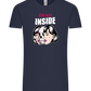 Dead Inside Skull Design - Comfort Unisex T-Shirt_FRENCH NAVY_front