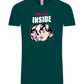 Dead Inside Skull Design - Comfort Unisex T-Shirt_GREEN EMPIRE_front