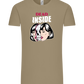 Dead Inside Skull Design - Comfort Unisex T-Shirt_KHAKI_front