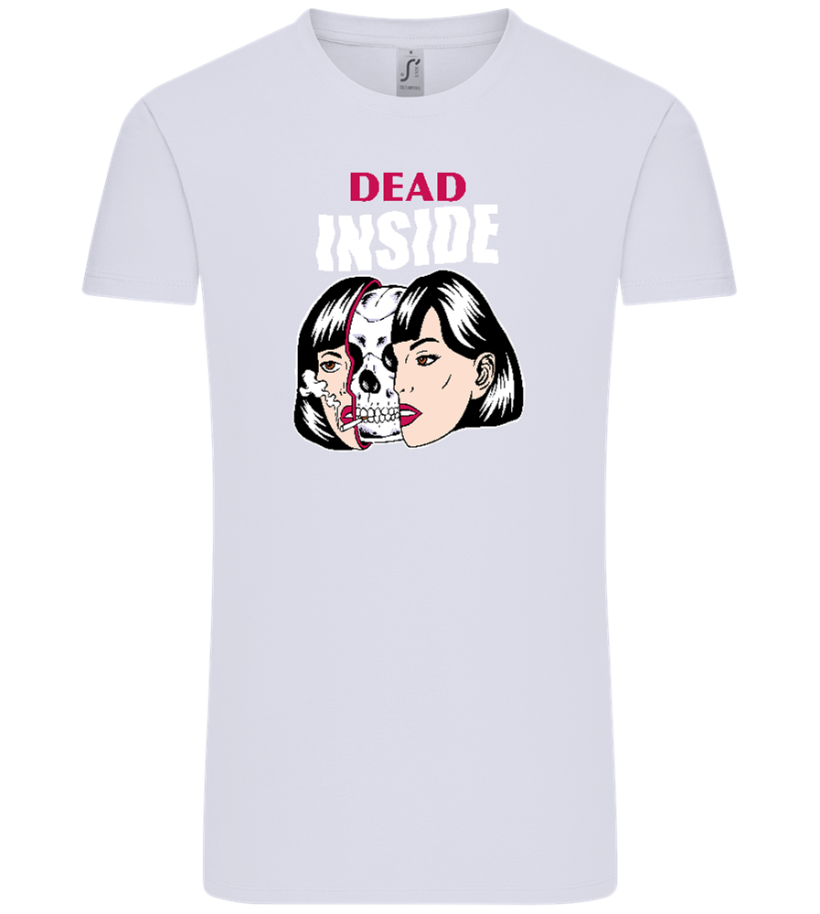 Dead Inside Skull Design - Comfort Unisex T-Shirt_LILAK_front