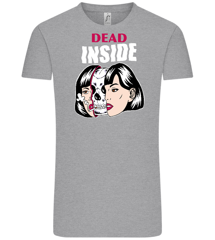 Dead Inside Skull Design - Comfort Unisex T-Shirt_ORION GREY_front