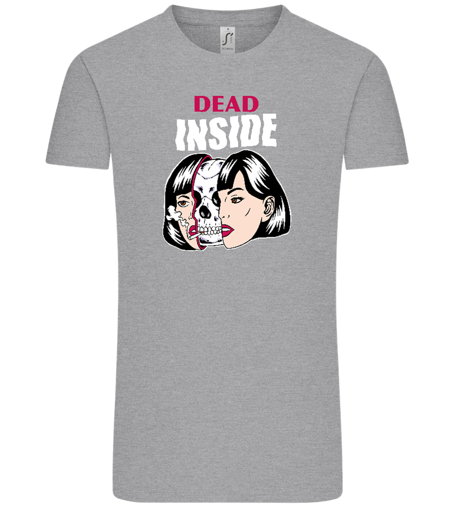 Dead Inside Skull Design - Comfort Unisex T-Shirt_ORION GREY_front