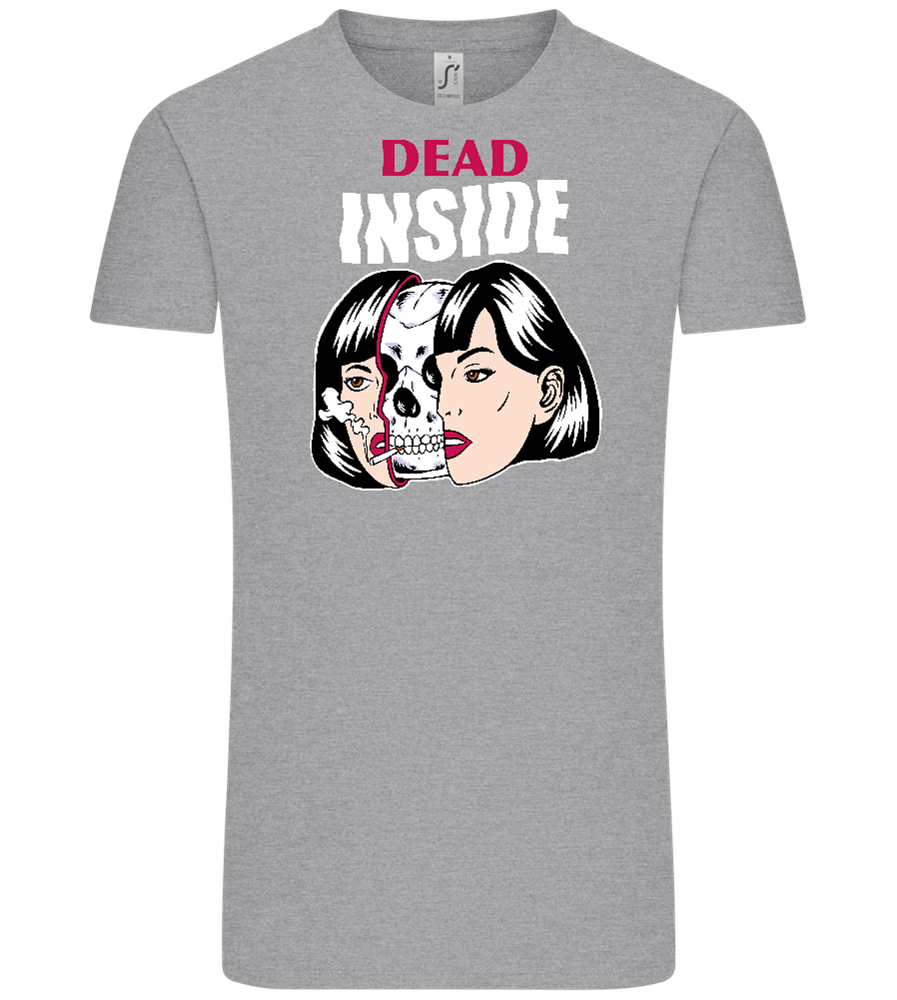 Dead Inside Skull Design - Comfort Unisex T-Shirt_ORION GREY_front