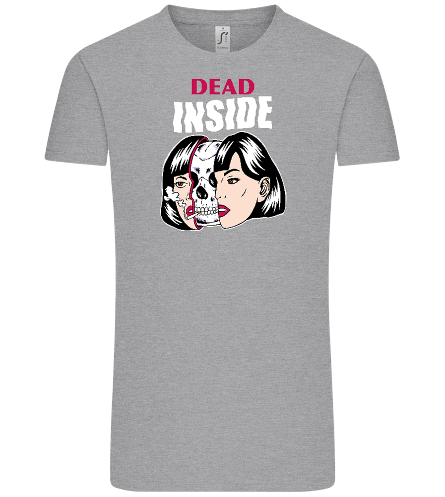 Dead Inside Skull Design - Comfort Unisex T-Shirt_ORION GREY_front