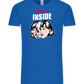 Dead Inside Skull Design - Comfort Unisex T-Shirt_ROYAL_front