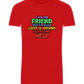 I am the Friend Design - Basic Unisex T-Shirt_RED_front