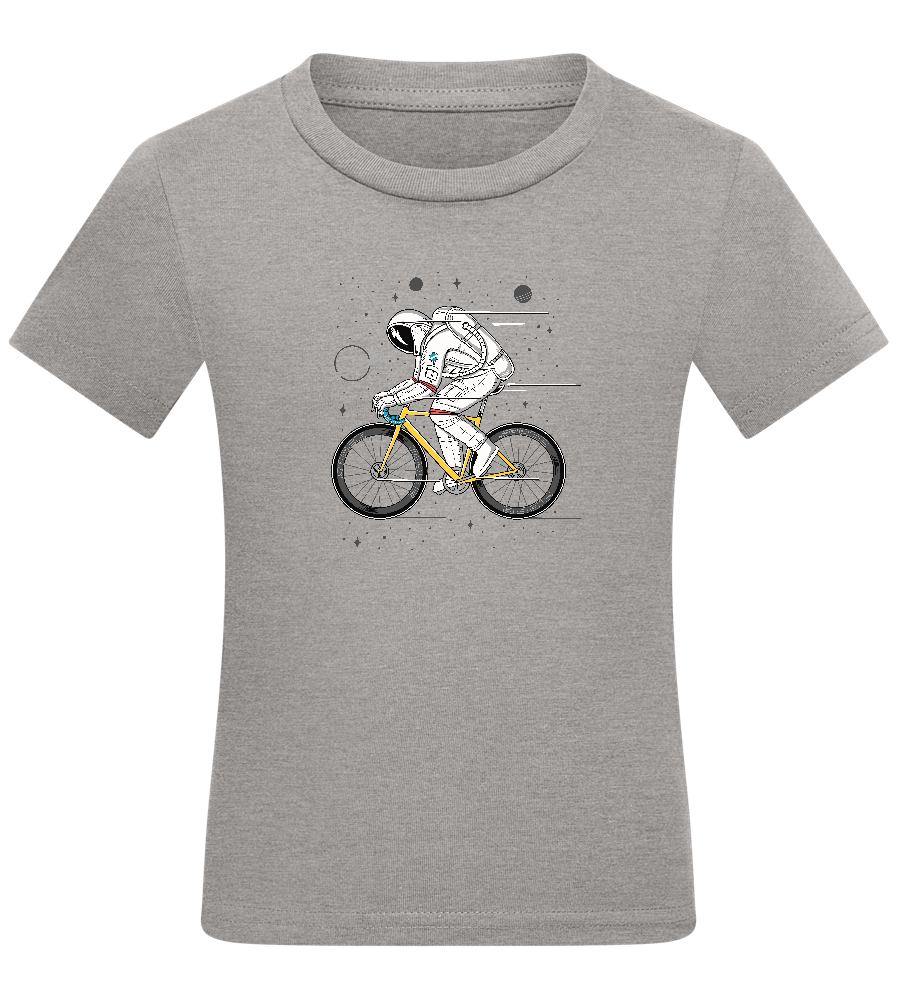 Astronaut on a Bicycle Design - Comfort kids fitted t-shirt_ORION GREY_front