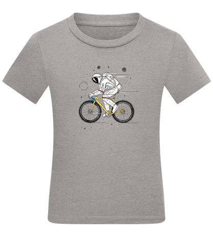 Astronaut on a Bicycle Design - Comfort kids fitted t-shirt_ORION GREY_front