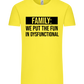 Fun in Dysfunctional Design - Premium men's t-shirt_LEMON_front