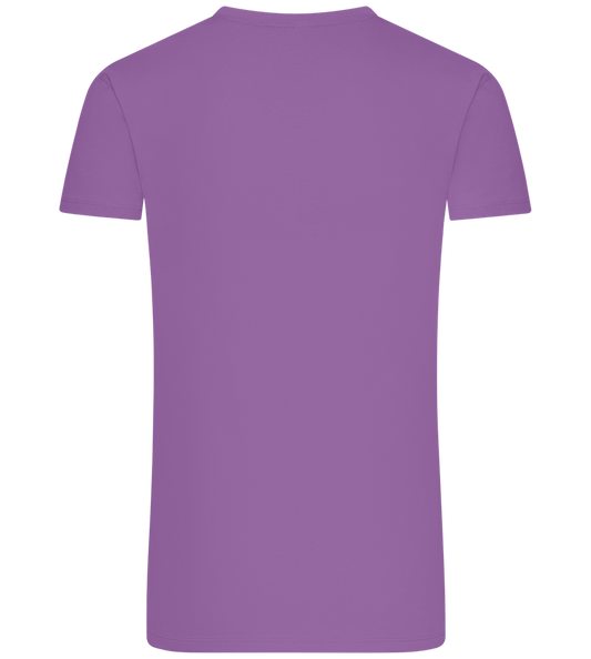 Fun in Dysfunctional Design - Premium men's t-shirt_LIGHT PURPLE_back