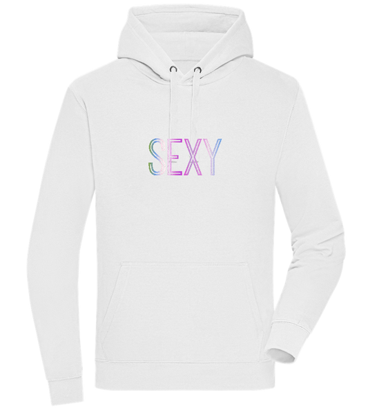 Sexy Design - Premium unisex hoodie_WHITE_front