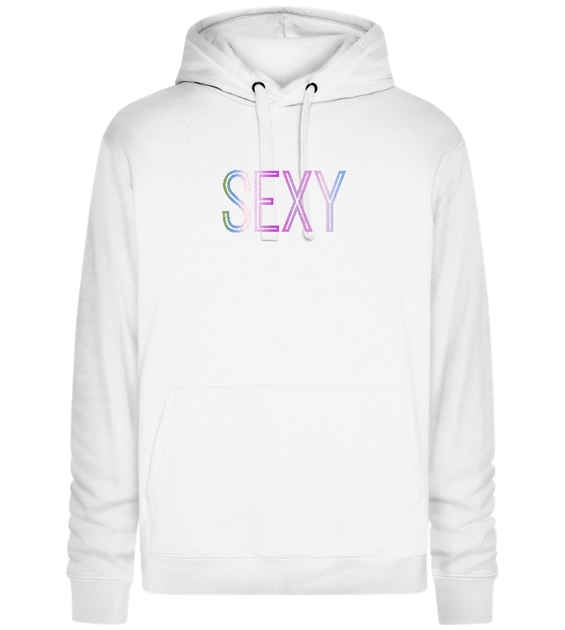 Sexy Design - Premium unisex hoodie_WHITE_front