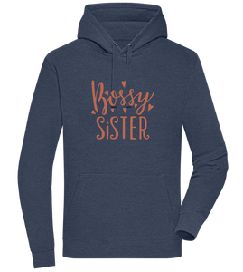 Bossy Sister Text Design - Premium unisex hoodie