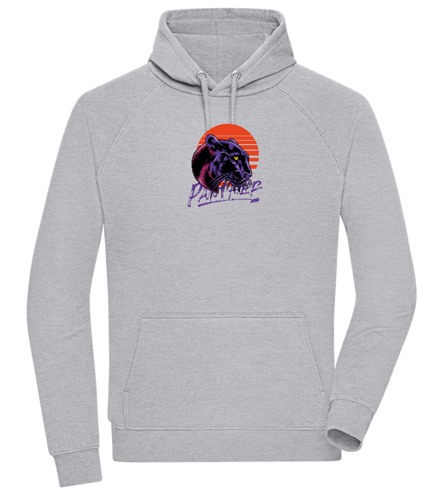 Retro Panther Design - Comfort unisex hoodie_ORION GREY II_front