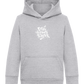 Graffiti BFF Design - Comfort Kids Hoodie_ORION GREY II_front