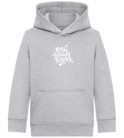 Graffiti BFF Design - Comfort Kids Hoodie_ORION GREY II_front