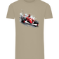 Red F1 Design - Comfort men's fitted t-shirt_KHAKI_front