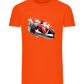 Red F1 Design - Comfort men's fitted t-shirt_ORANGE_front