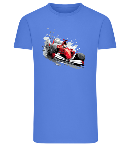 Red F1 Design - Comfort men's fitted t-shirt_ROYAL_front