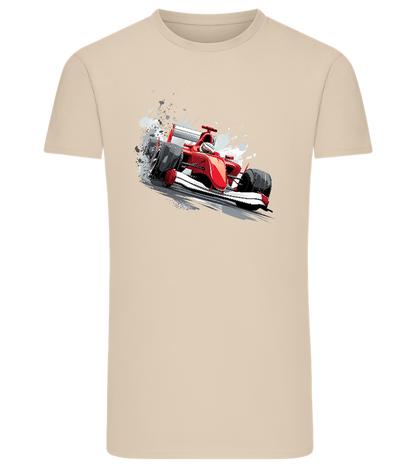 Red F1 Design - Comfort men's fitted t-shirt_SILESTONE_front