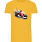 Red F1 Design - Comfort men's fitted t-shirt_YELLOW_front