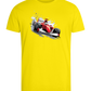 Red F1 Design - Comfort men's fitted t-shirt_YELLOW_front