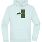 Retro F1 Design - Premium Essential Unisex Hoodie_ARCTIC BLUE_front