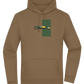 Retro F1 Design - Premium Essential Unisex Hoodie_ARMY_front