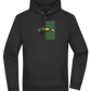 Retro F1 Design - Premium Essential Unisex Hoodie_BLACK_front