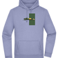 Retro F1 Design - Premium Essential Unisex Hoodie_BLUE_front