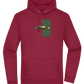 Retro F1 Design - Premium Essential Unisex Hoodie_BORDEAUX_front