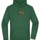 Retro F1 Design - Premium Essential Unisex Hoodie_GREEN BOTTLE_front