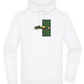 Retro F1 Design - Premium Essential Unisex Hoodie_WHITE_front