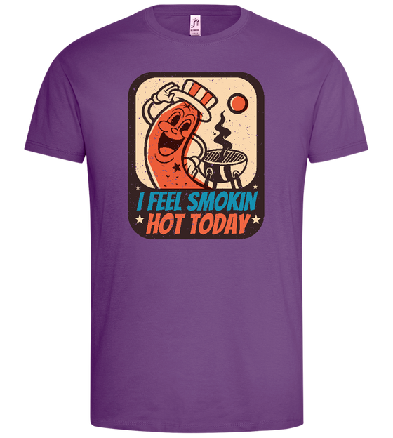 Smokin Hot Design - Premium men's t-shirt_LIGHT PURPLE_front