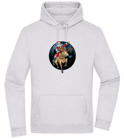 Santa Joyride Design - Premium Essential Unisex Hoodie_ORION GREY II_front