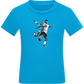 Power Shot Design - Comfort kids fitted t-shirt_TURQUOISE_front