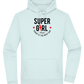 Super Girl Forever Design - Premium Essential Unisex Hoodie_ARCTIC BLUE_front