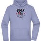 Super Girl Forever Design - Premium Essential Unisex Hoodie_BLUE_front