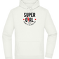 Super Girl Forever Design - Premium Essential Unisex Hoodie_CREAMY GREEN_front