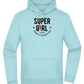 Super Girl Forever Design - Premium Essential Unisex Hoodie_POOL BLUE_front