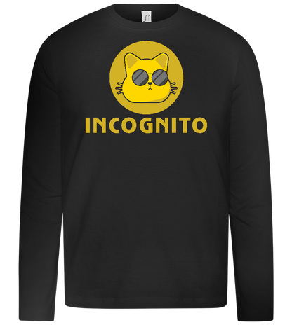 Incognito Design - Premium kids long sleeve t-shirt_DEEP BLACK_front