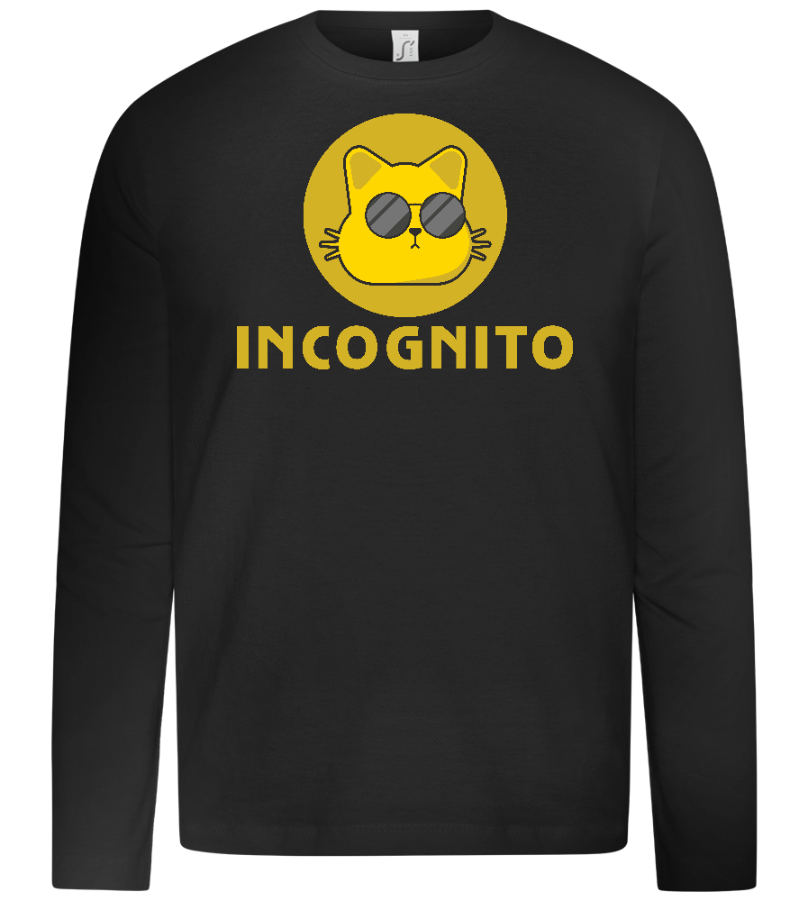 Incognito Design - Premium kids long sleeve t-shirt_DEEP BLACK_front