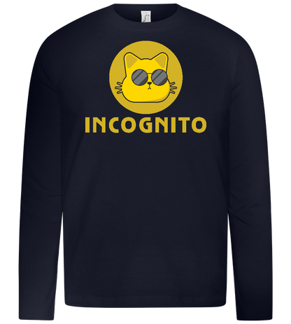 Incognito Design - Premium kids long sleeve t-shirt_FRENCH NAVY_front