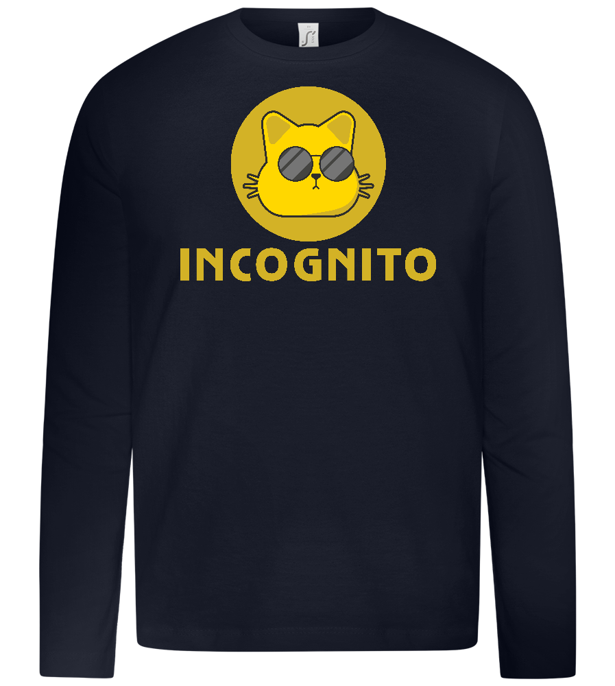 Incognito Design - Premium kids long sleeve t-shirt_FRENCH NAVY_front