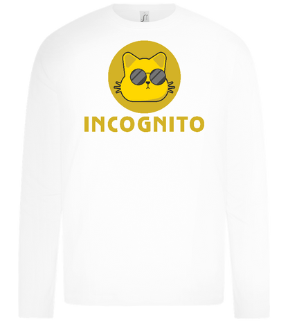 Incognito Design - Premium kids long sleeve t-shirt_WHITE_front