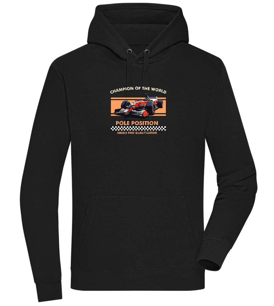 Champion of the World Design - Premium unisex hoodie_BLACK_front