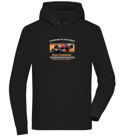 Champion of the World Design - Premium unisex hoodie_BLACK_front