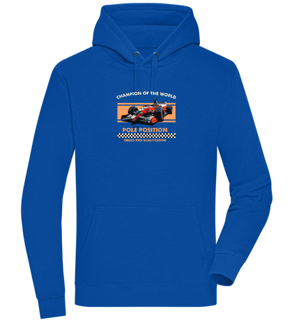 Champion of the World Design - Premium unisex hoodie_ROYAL_front